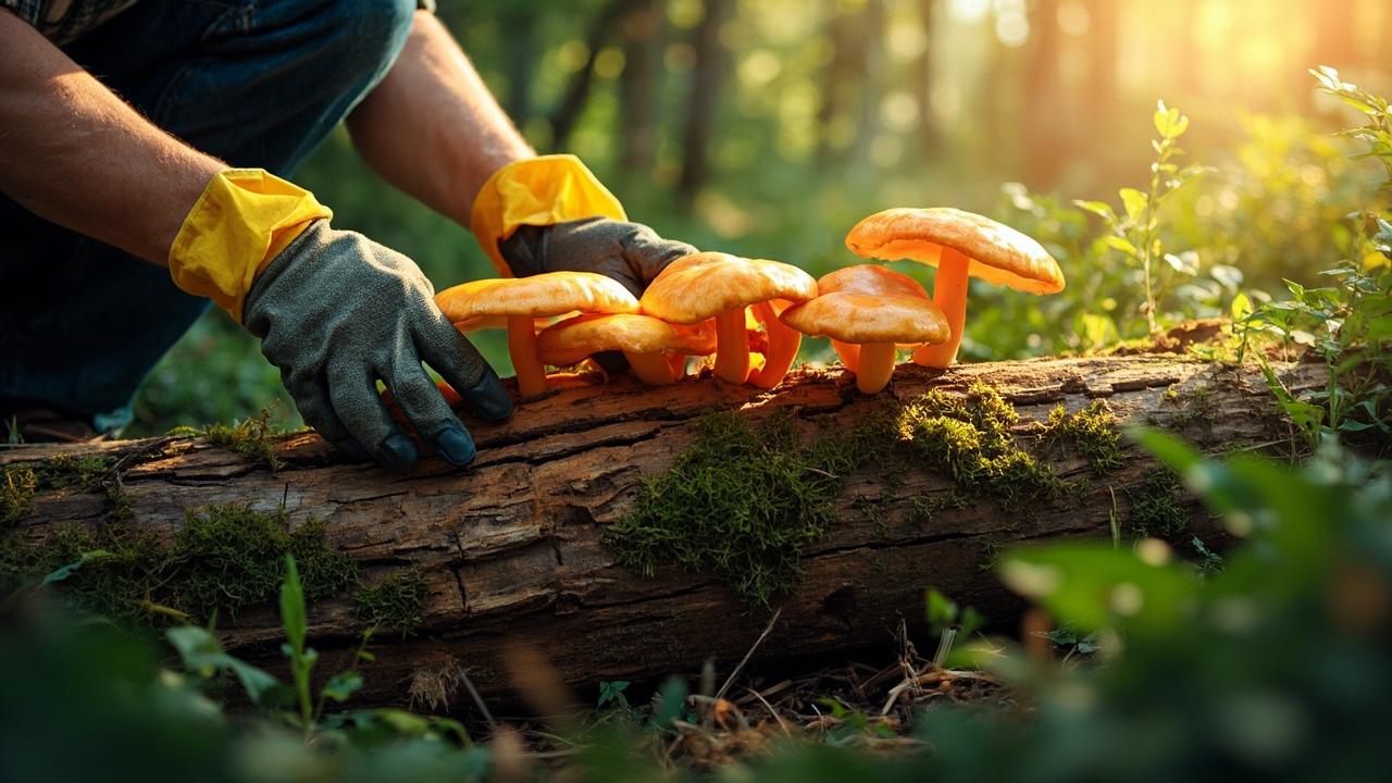champignons orange sur bois: reconnaître, agir et cuisiner