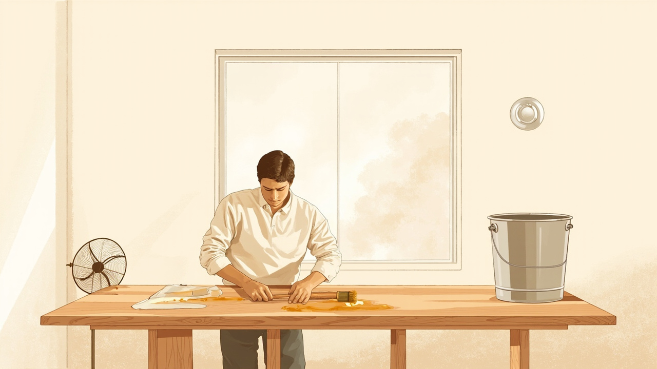 huile de lin pour le bois : éviter l'incendie et réussir